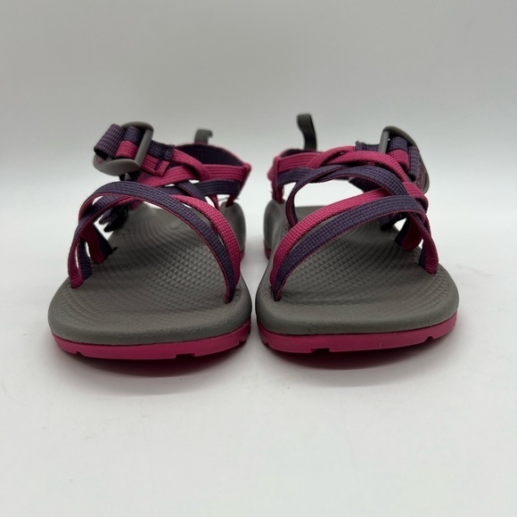 CHACO GIRLS STRAPPY SANDALS SIZE 1 PINK & PURPLE STRAPS - Picture 9 of 13